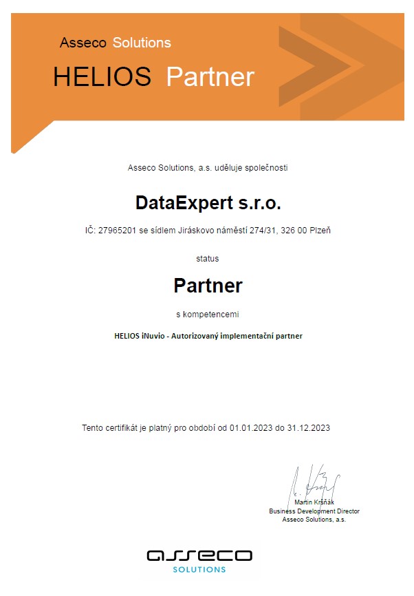 certifikát
